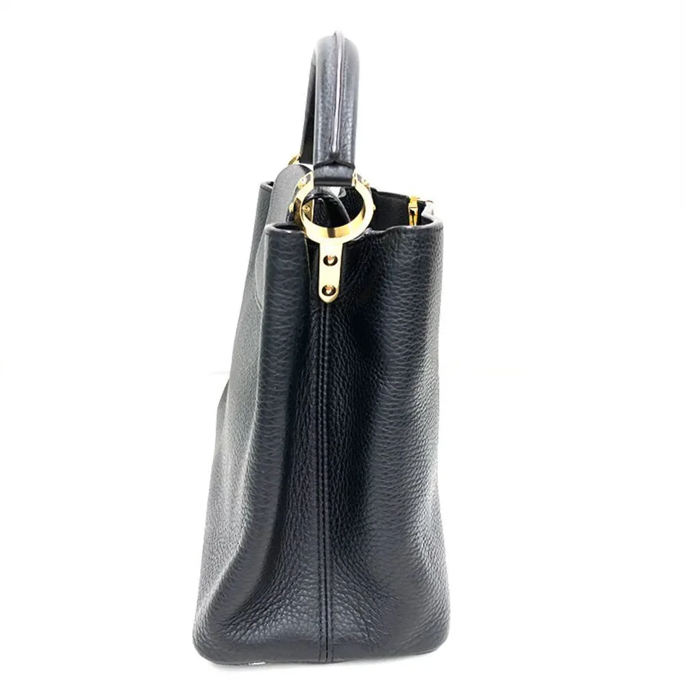 Louis Vuitton Capucines Handbag Black